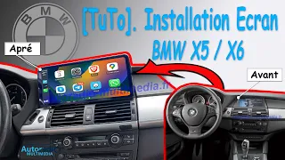 Installation écran Android BMW x5 x6 CarPlay