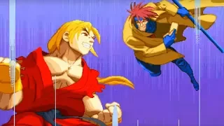 X-Men vs. Street Fighter (Saturn) Playthrough - NintendoComplete