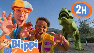 The T-REX Dance + More | Blippi and Meekah Best Friend Adventures | Educational Videos for Kids