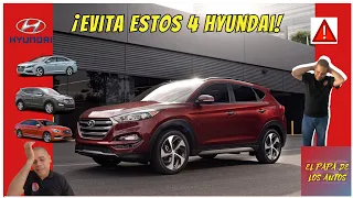 Evita estos 4 Hyundai.