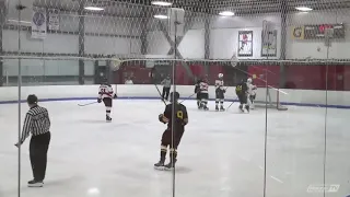 Cyclones U16 vs GBL Jr  Bruins 10/03/2020.  Puck touches for Jackson Irving.