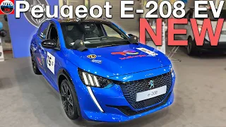 All New 2024 Peugeot E-208 EV - OVERVIEW Walkaround exterior, interior (REFRESHED)