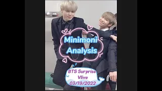 Minimoni Analysis - BTS Surprise Vlive -Part 3