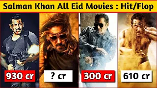 15 Complete Salman Khan Eid Movies Box Office Collection | Hit And Flop All Movies List