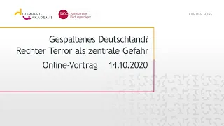 Internationalisiert und virtualisiert – rechter Terror als zentrale Gefahr (Dr. Florian Hartleb)