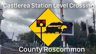 Castlerea station level crossing, Roscommon