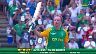 Ab Devilliers 125*(98) vs Srilanka 5th ODI Johannesburg 2011/12 *HD | 1st ever hundred as Captain