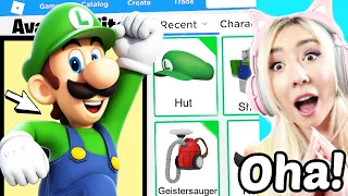Luigi aus Super Mario Kino einen DIY Roblox Account mit ?? ROBUX machen (Beki noob erstellt Avatar)
