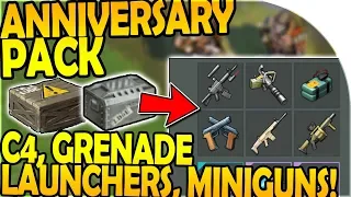 C4, MINIGUNS, GRENADE LAUNCHERS in *NEW* ANNIVERSARY PACK - Last Day On Earth Survival Update 1.8.5