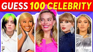 Guess the Celebrity in 3 Seconds | 100 Most Famous People in 2024