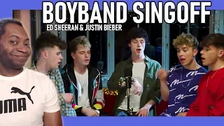 Reaction - ROADTRIP TV  -  BoyBand Sing-off:  I Don't Care (Ed Sheeran & Justin Bieber)