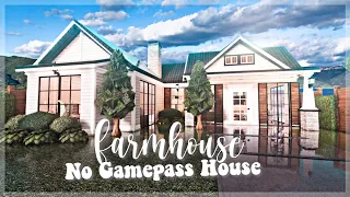 Roblox Bloxburg - No Gamepass One-Story Farmhouse - Minami Oroi