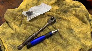 Time lapse rebuild of a 1964 Snap-On F-710-C Ratchet.