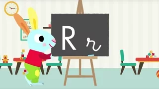 Les lettres de l'alphabet - Apprendre à écrire le R avec Pinpin et Lili