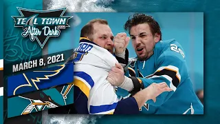 St. Louis Blues vs San Jose Sharks - 3/8/2021 - Teal Town USA After Dark (Postgame)