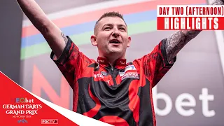 INTO THE THIRD ROUND! Day Two Afternoon Highlights | 2024 German Darts Grand Prix