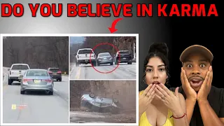 REACTING To BEST of Road Rage Bad Drivers Instant Karma 2023