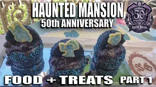 Haunted Mansion 50th Anniversary Food, Treats and Hitchhiking Ghosts Collectible Food Containers!