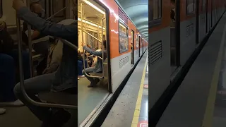 Cierre de puertas Bombardier NM-02 en Línea 7- Metro CDMX