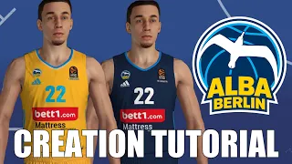 NBA 2K22 | EuroLeague 2K22 ✪ Alba Berlin: 2021-2022 Jerseys Creation Tutorial #EuroLeague2K22