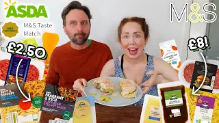 ASDA VS M&S Taste Match Taste Testing - Is ASDA BETTER Than M&S?