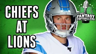 Fantasy Football Week 4 - Chiefs at Lions