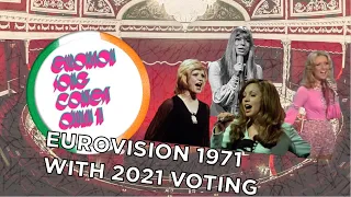 Eurovision 1971 with 2021 Voting