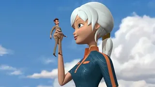 Ginormica grabs Derek (Part 3) [from Monsters vs Aliens (TV Series)] {Giantess}