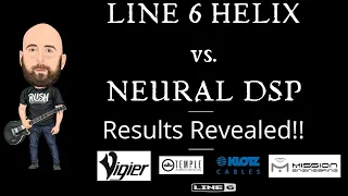 LINE 6 HELIX vs. NEURAL DSP | Results Revealed!!