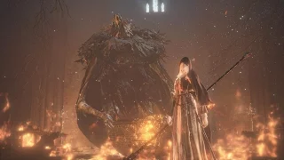 Dark Souls 3 Ashes Of Ariandel FINAL BOSS (Father Ariandel and Sister Friede)
