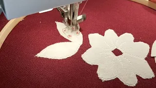 embroidery application tutorial /application for beginners |pfaff quilt expression