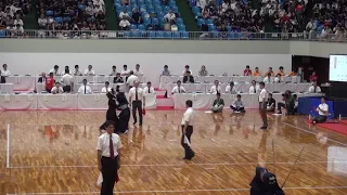 2019年IH 剣道 女子 個人 1回戦 宮前琴羽（大社 島根）VS 栁元有未（樟南 鹿児島）