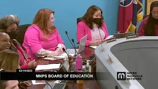 02/14/23 MNPS Board Of Education