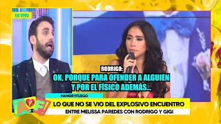 Amor y Fuego - JUN 17 -2/4- LO QUE NO SE VIO DEL ENCUENTRO ENTRE MELISSA CON RODRIGO Y GIGI | Willax