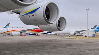 Уникальный рейс Ан-225 МРИЯ Шатору - Тель-Авив. Видео из кабины экипажа от командира.