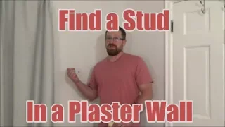 How to Find a Stud in a Plaster Wall (Without a Stud Finder)