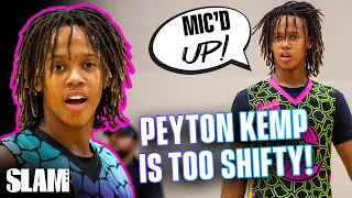 Peyton Kemp is the MOST ENTERTAINING GUARD in Middle School! 🤩 | SLAM Mic'd Up 🎤