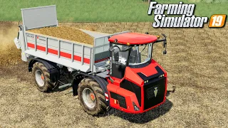 Rozrzucanie obornika potężnym sprzętem - Farming Simulator 19 | #135