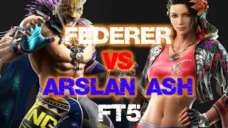 TEKKEN 8 (FT5) FEDERER King Vs ARSLAN ASH Azucena