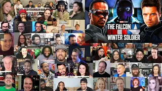 The Falcon and the Winter Soldier Exclusive First Look Reaction Mashup 2 | Reaction video