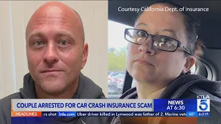 Southern California couple arrested, accused of intentional car crash scams