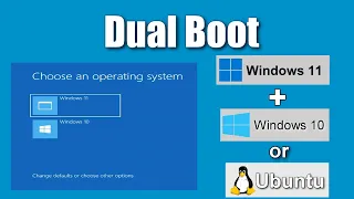 🌟How to install Two Operating Systems on Two physical Drives, on a Desktop Computer or Laptop