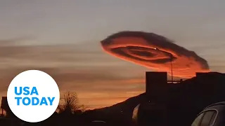 Huge lens cloud in Turkey looks like eerie UFO | USA TODAY