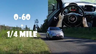 Fiat 500e 0-60 & 1/4 mile | Dragy Tested