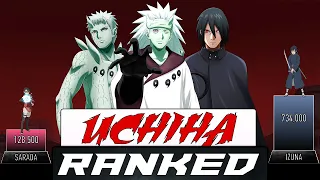 UCHIHA CLAN POWER LEVELS - 2022 -  AnimeScale