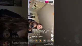 KENZIE ZIEGLER SINGING ON LIVESTREAM