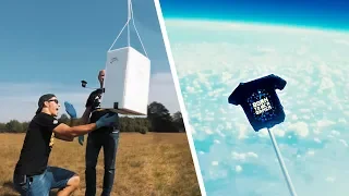 I SENT MY T-SHIRT TO THE SPACE!