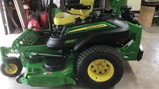 We bought a NEW John Deere Z930M Zero Turn 60” Mower.   @CreekviewAcres