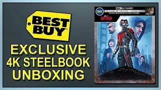 Ant-Man Best Buy Exclusive 4K+2D Blu-ray SteelBook Unboxing