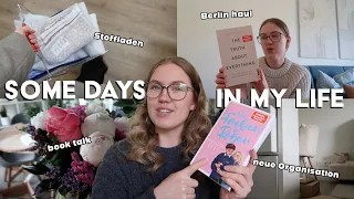 berlin haul, Stoffladen, organisieren, Book Talk || some days in my life